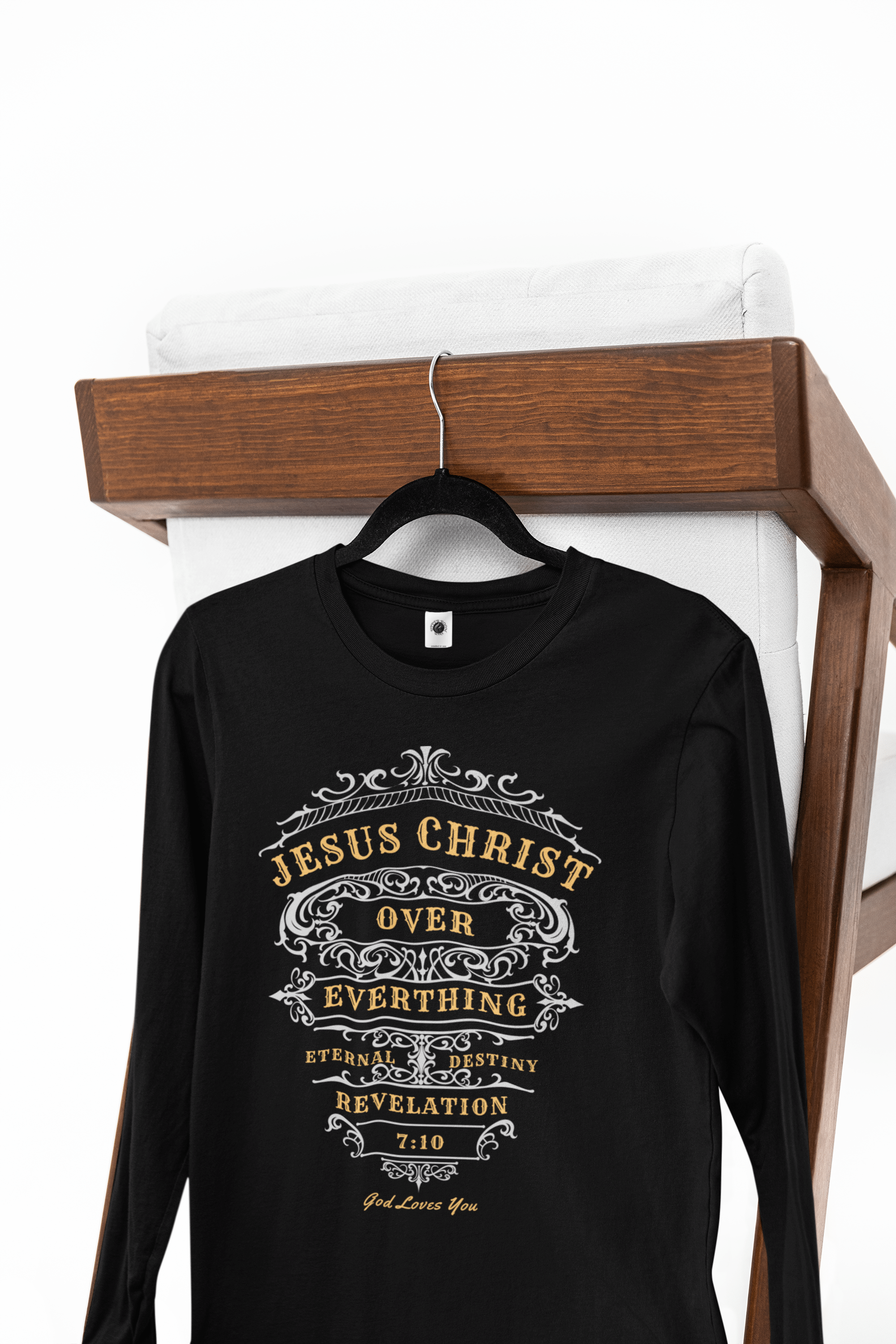 Jesus Over Everything - Long Sleeve Shirt - Upper Room Ware