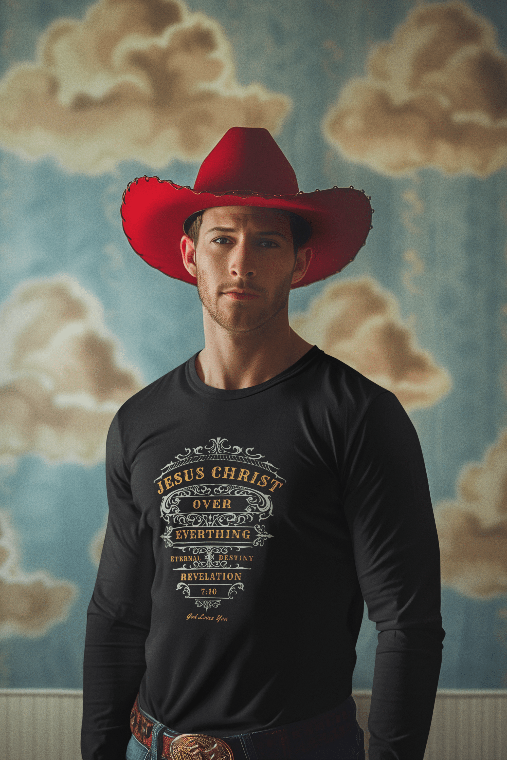 Jesus Over Everything - Long Sleeve Shirt - Upper Room Ware