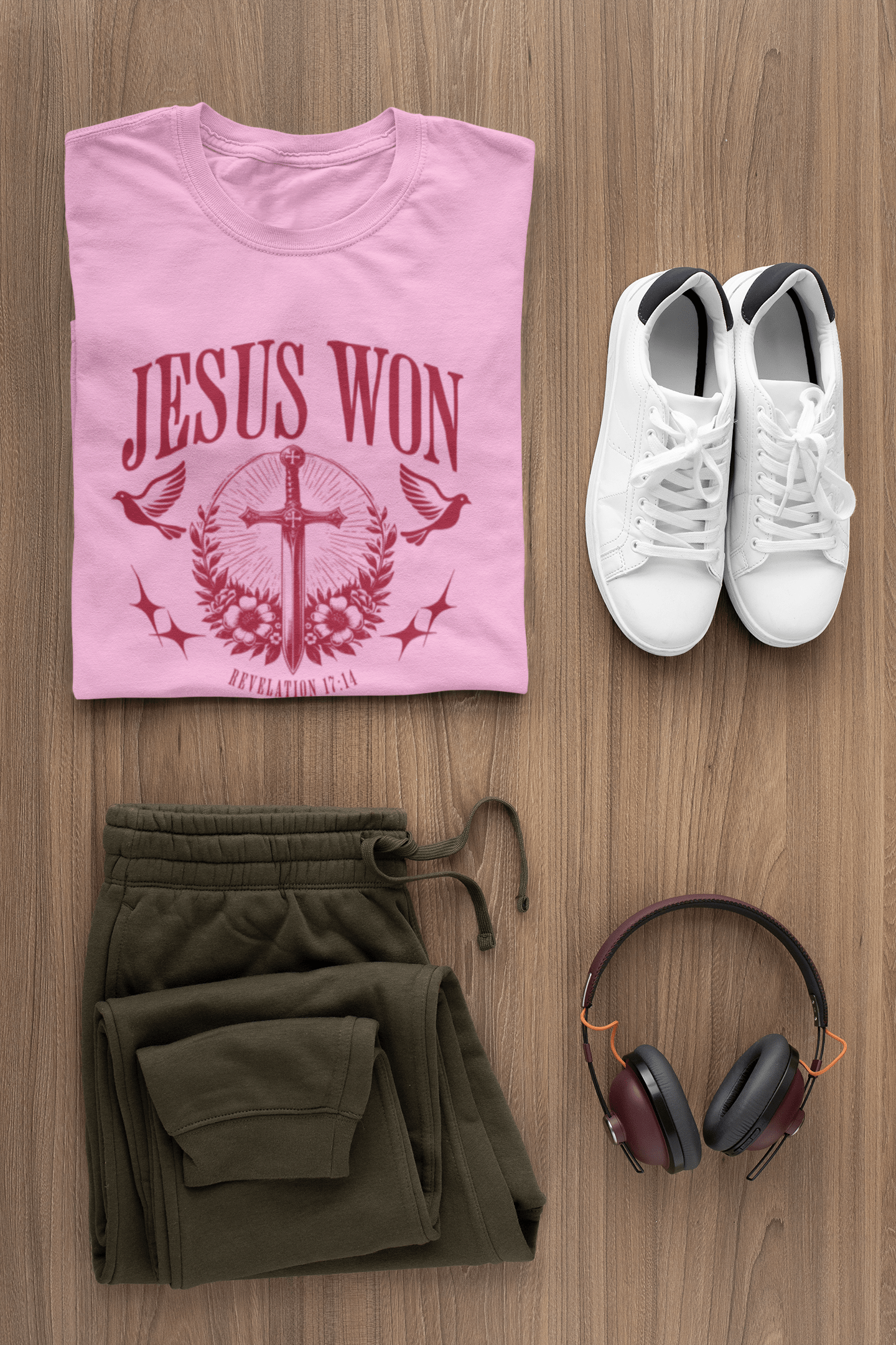 Jesus Won - T Shirt - Upper Room Ware