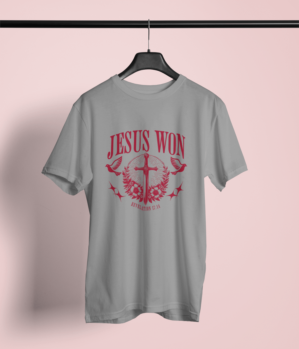 Jesus Won - T Shirt - Upper Room Ware