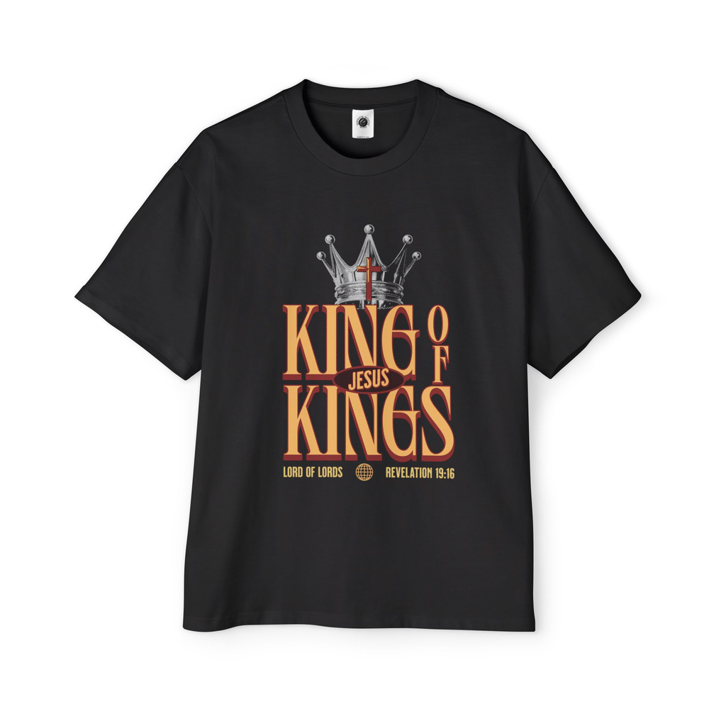 King of Kings - Men's Oversized Tee - Upper Room Ware