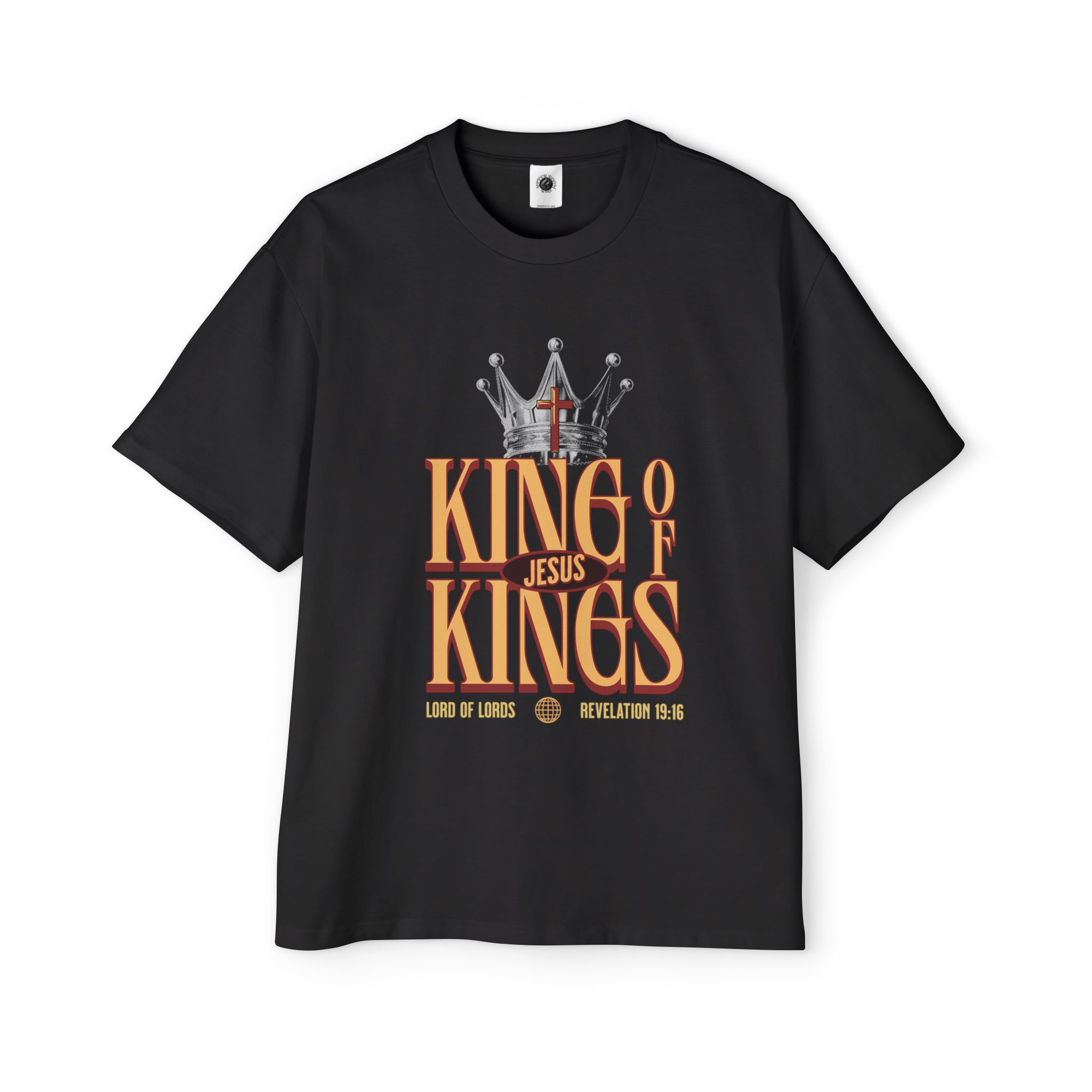 King of Kings - Men's Oversized Tee - Upper Room Ware