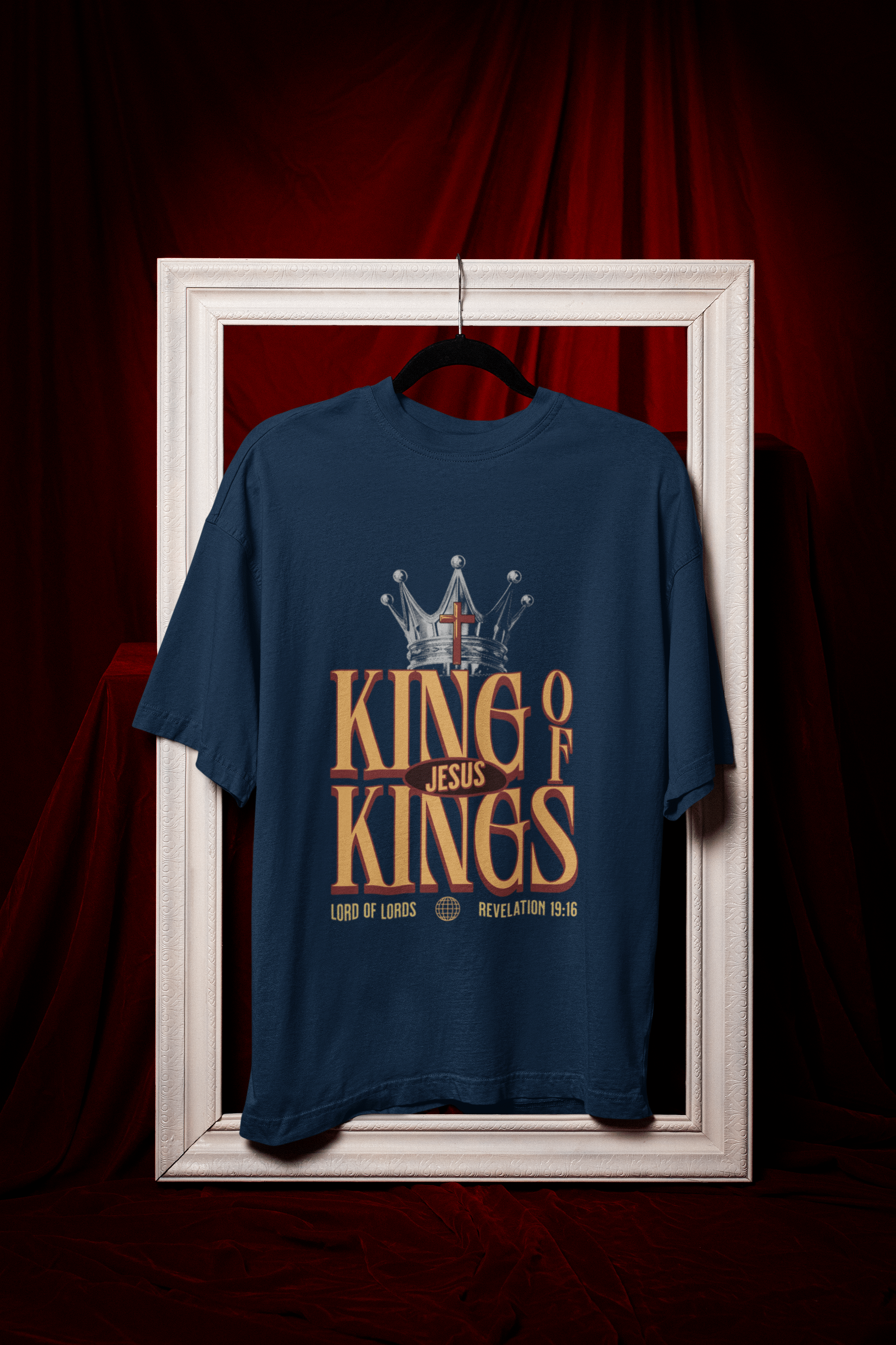 King of Kings - Men's Oversized Tee - Upper Room Ware