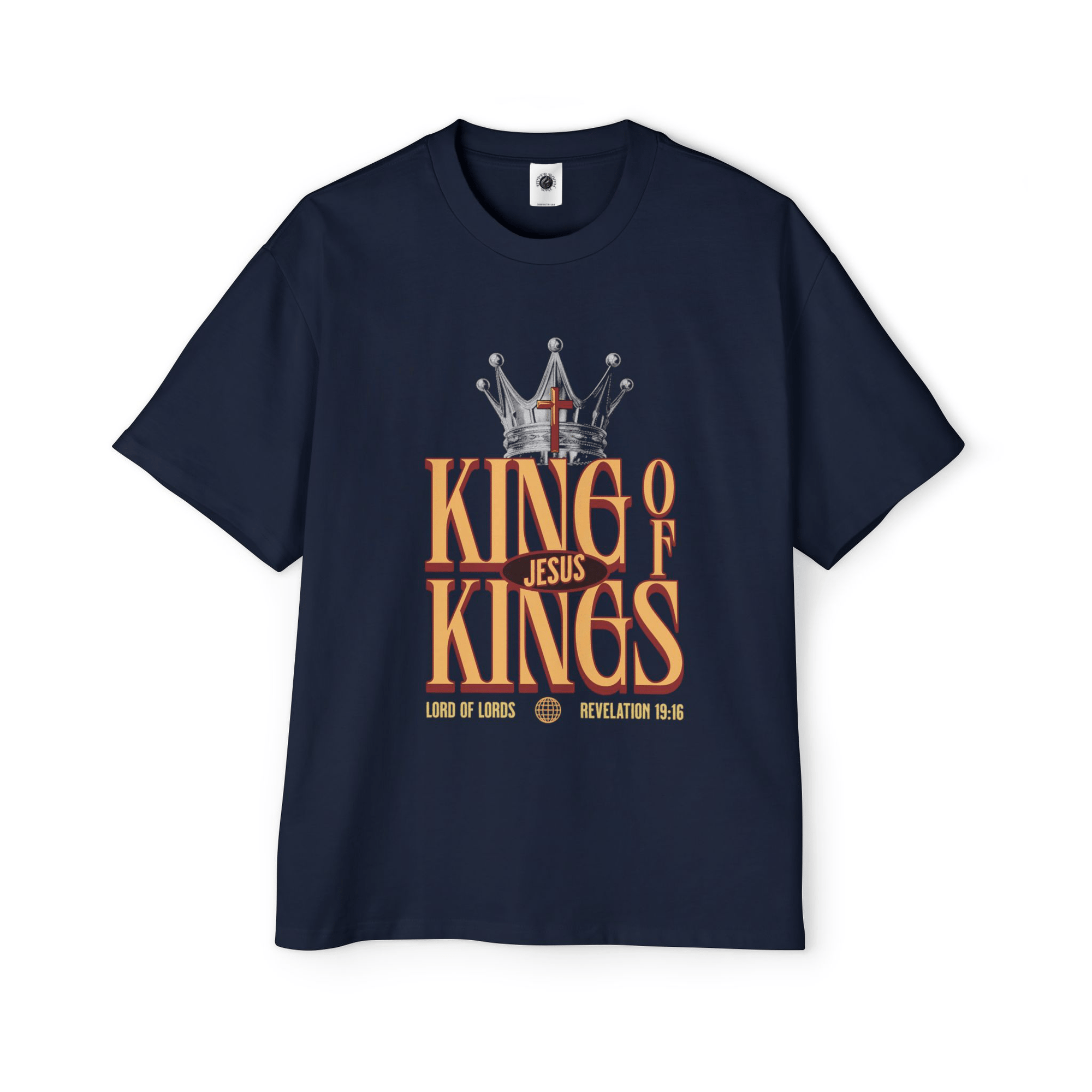 King of Kings - Men's Oversized Tee - Upper Room Ware