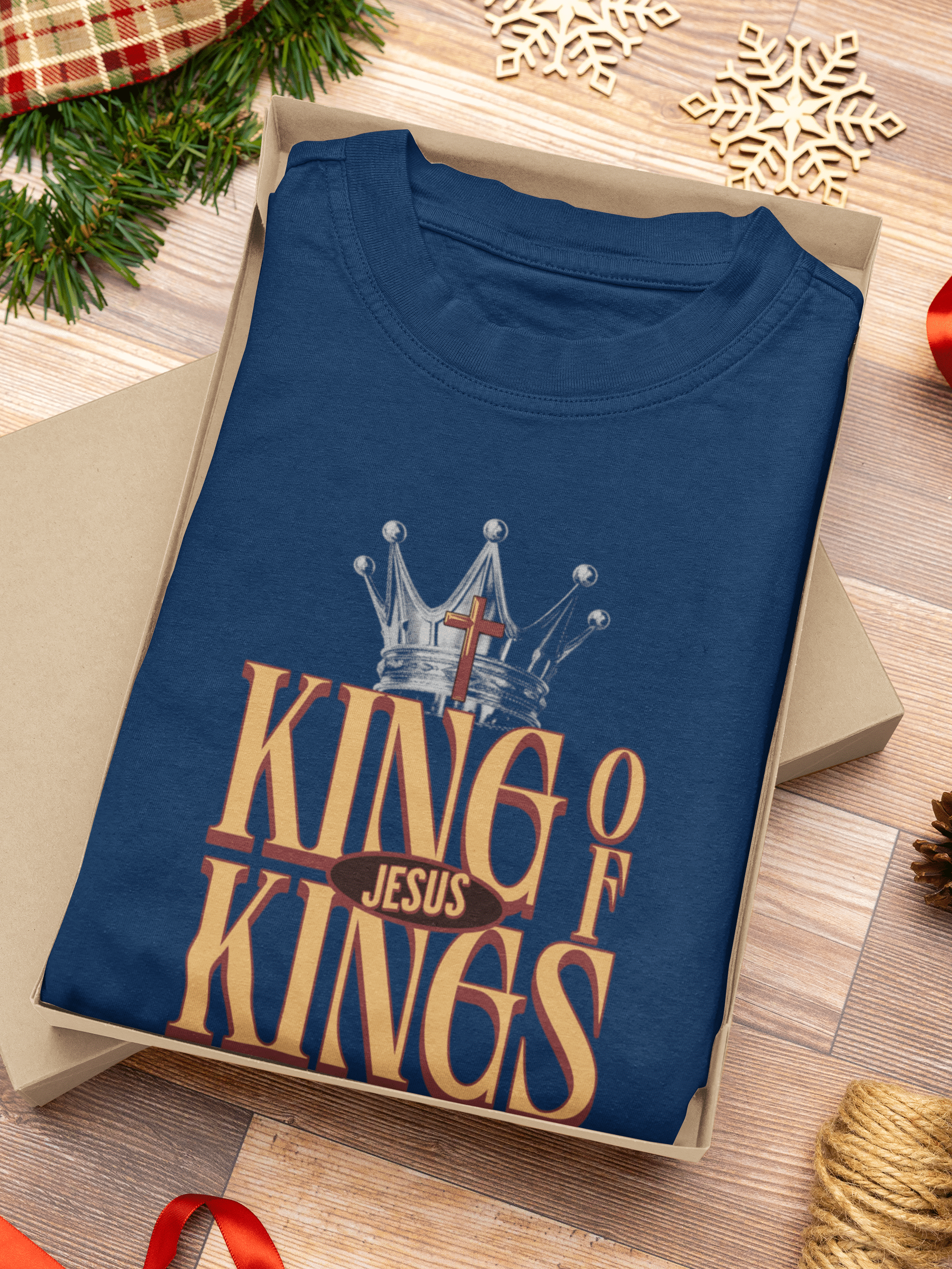 King of Kings - Men's Oversized Tee - Upper Room Ware