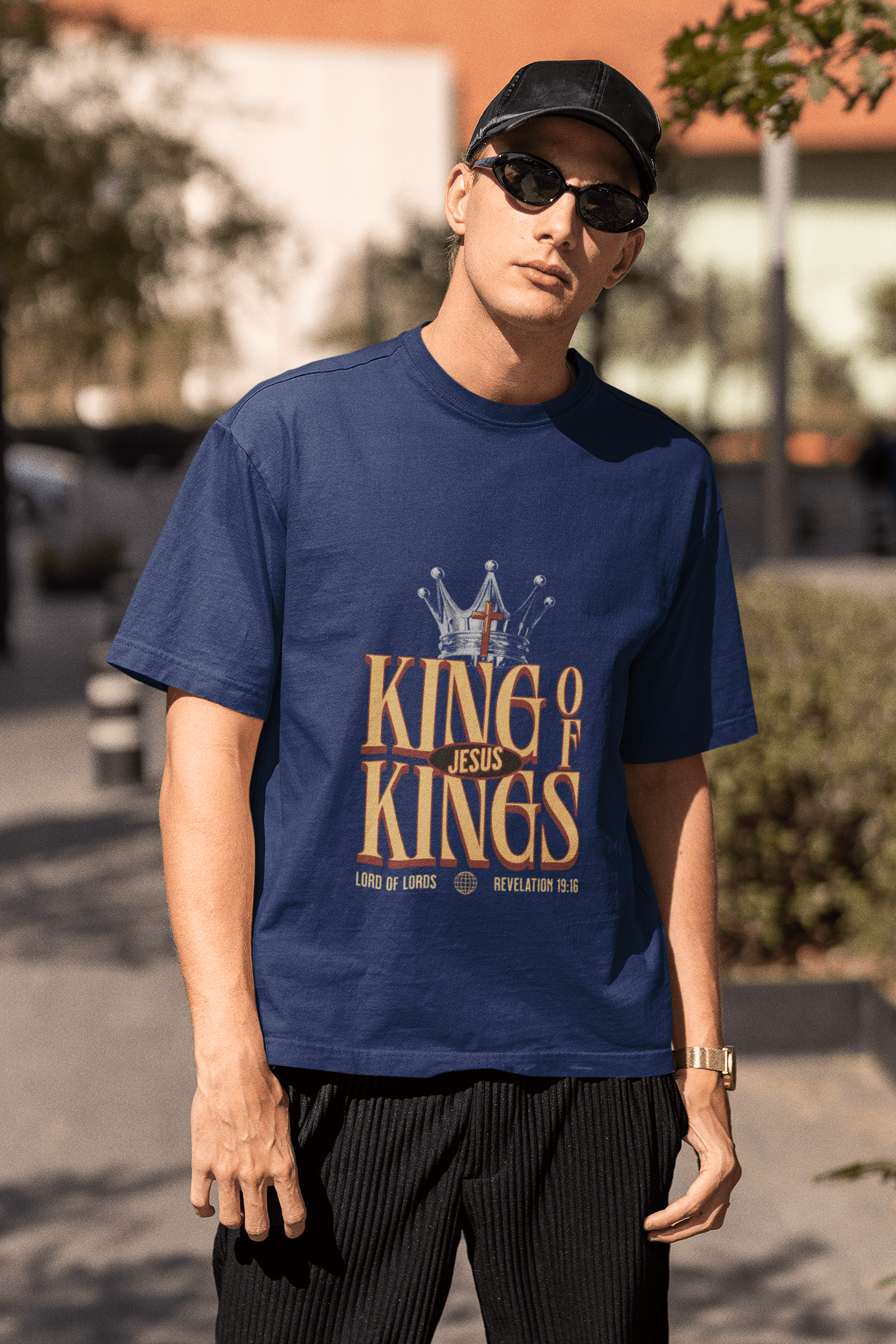 King of Kings - Men's Oversized Tee - Upper Room Ware