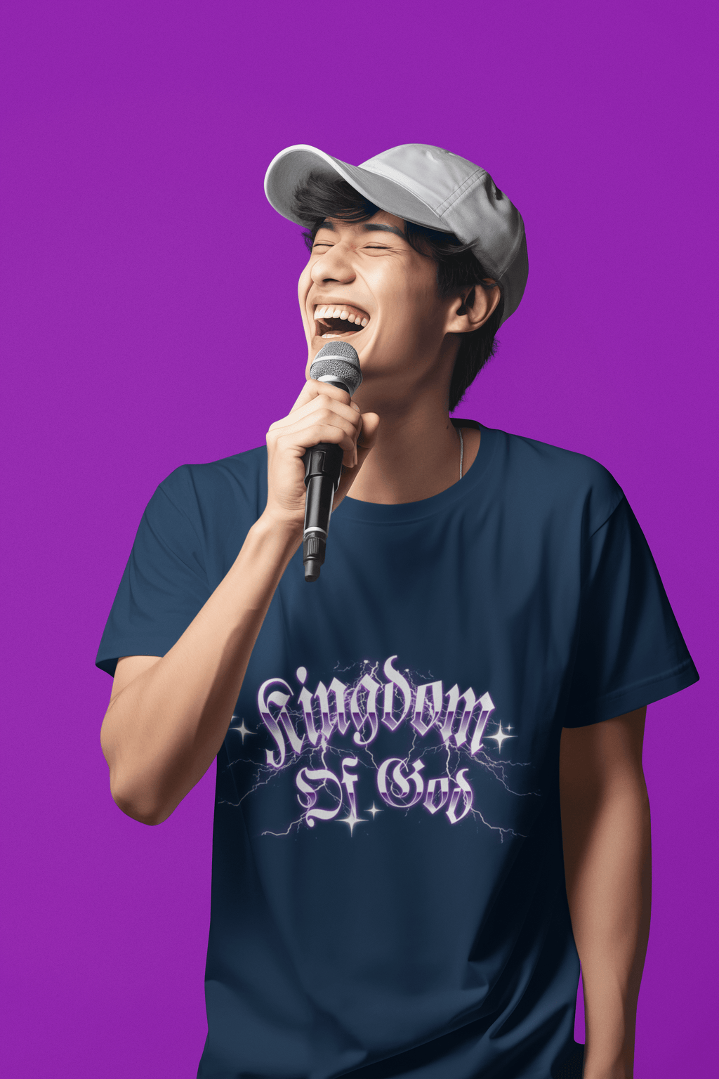 Kingdom Of God - Men's Oversized Tee - Upper Room Ware