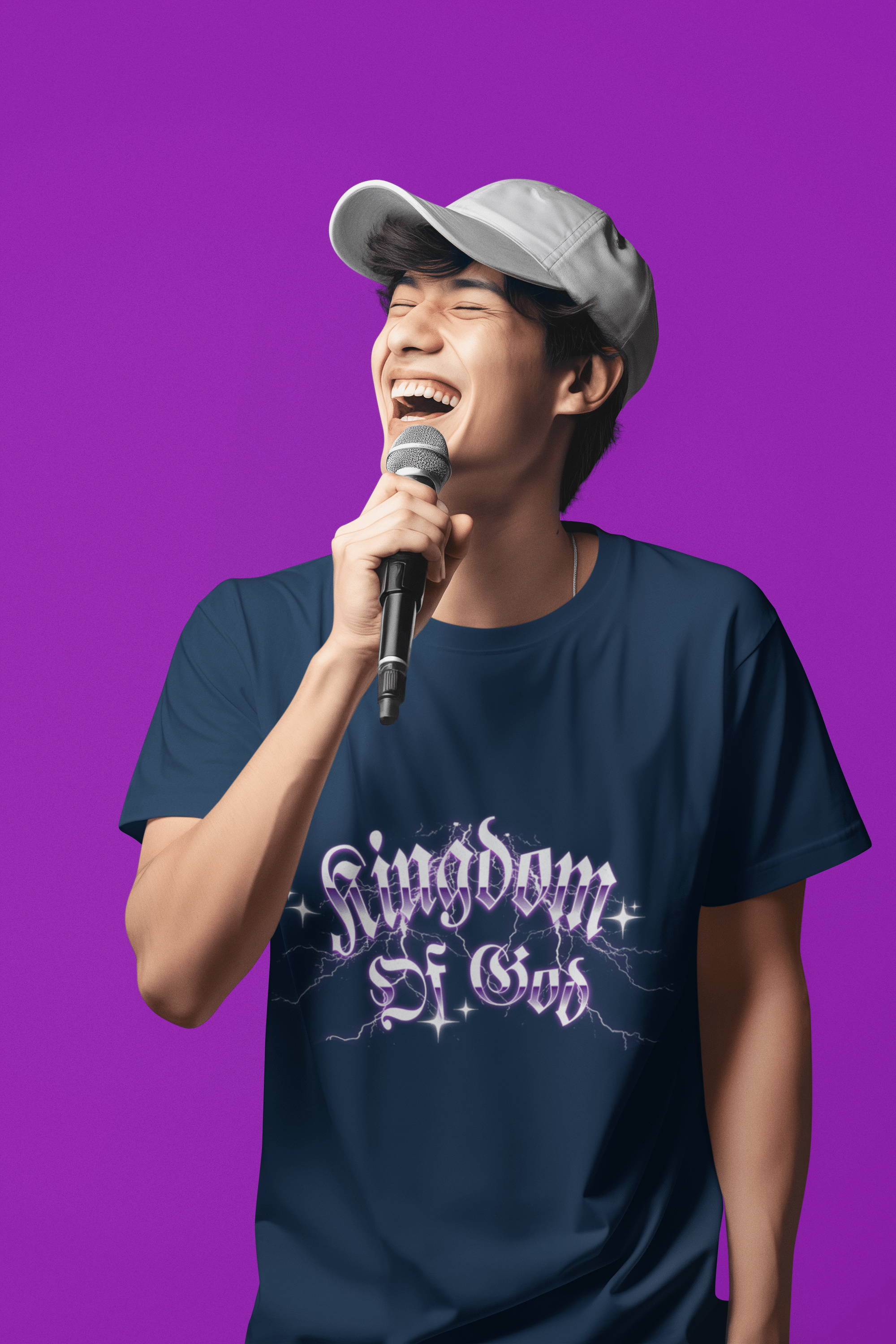 Kingdom Of God - Men's Oversized Tee - Upper Room Ware