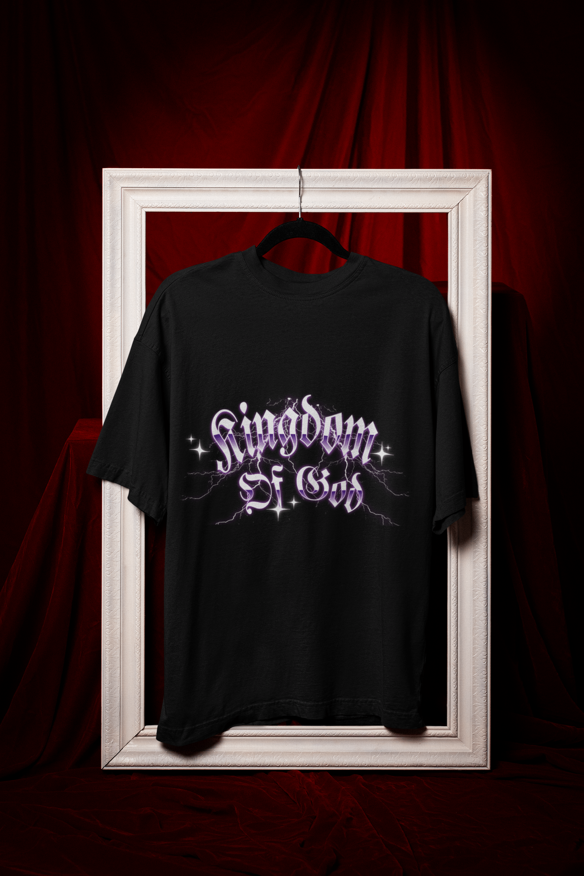 Kingdom Of God - Men's Oversized Tee - Upper Room Ware