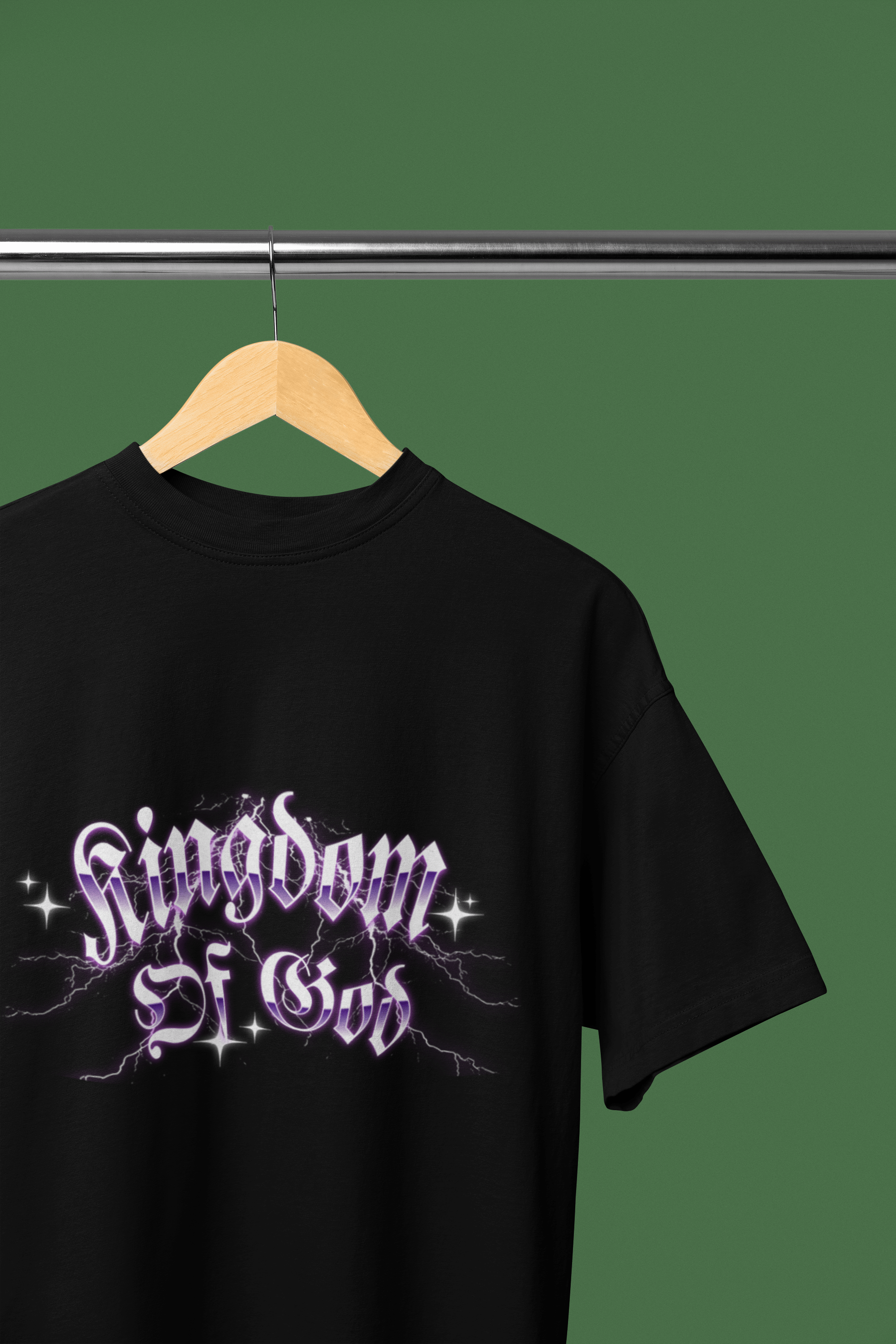 Kingdom Of God - Men's Oversized Tee - Upper Room Ware