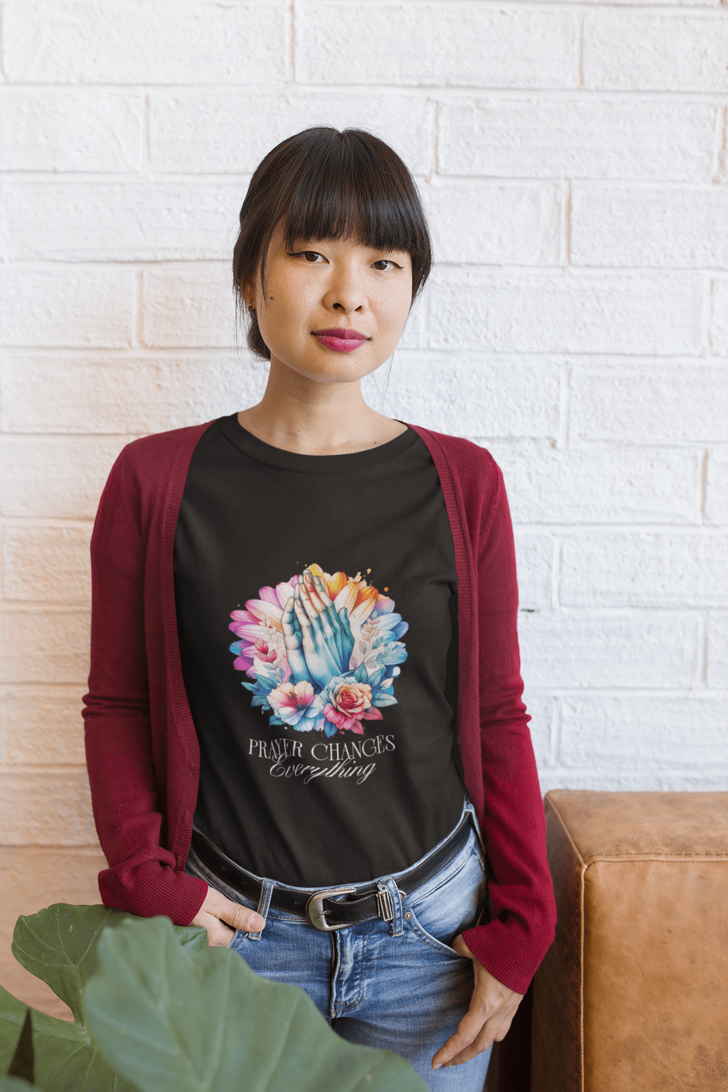 Prayer Changes Things - Ladies Casual Tee - Upper Room Ware