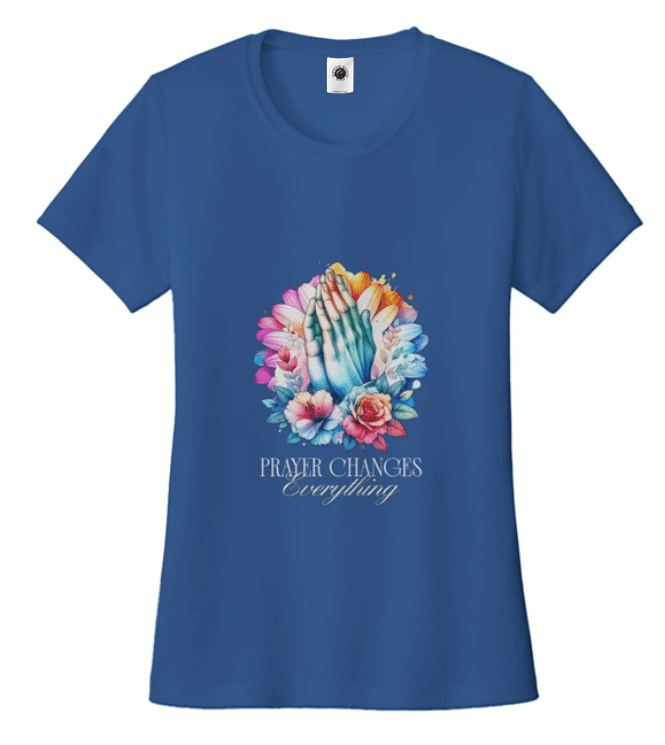 Prayer Changes Things - Ladies Casual Tee - Upper Room Ware