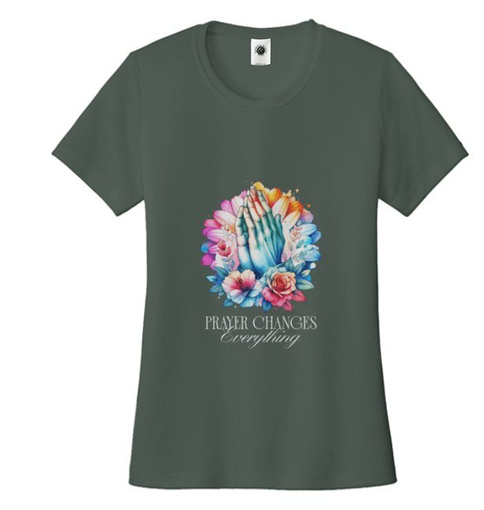Prayer Changes Things - Ladies Casual Tee - Upper Room Ware