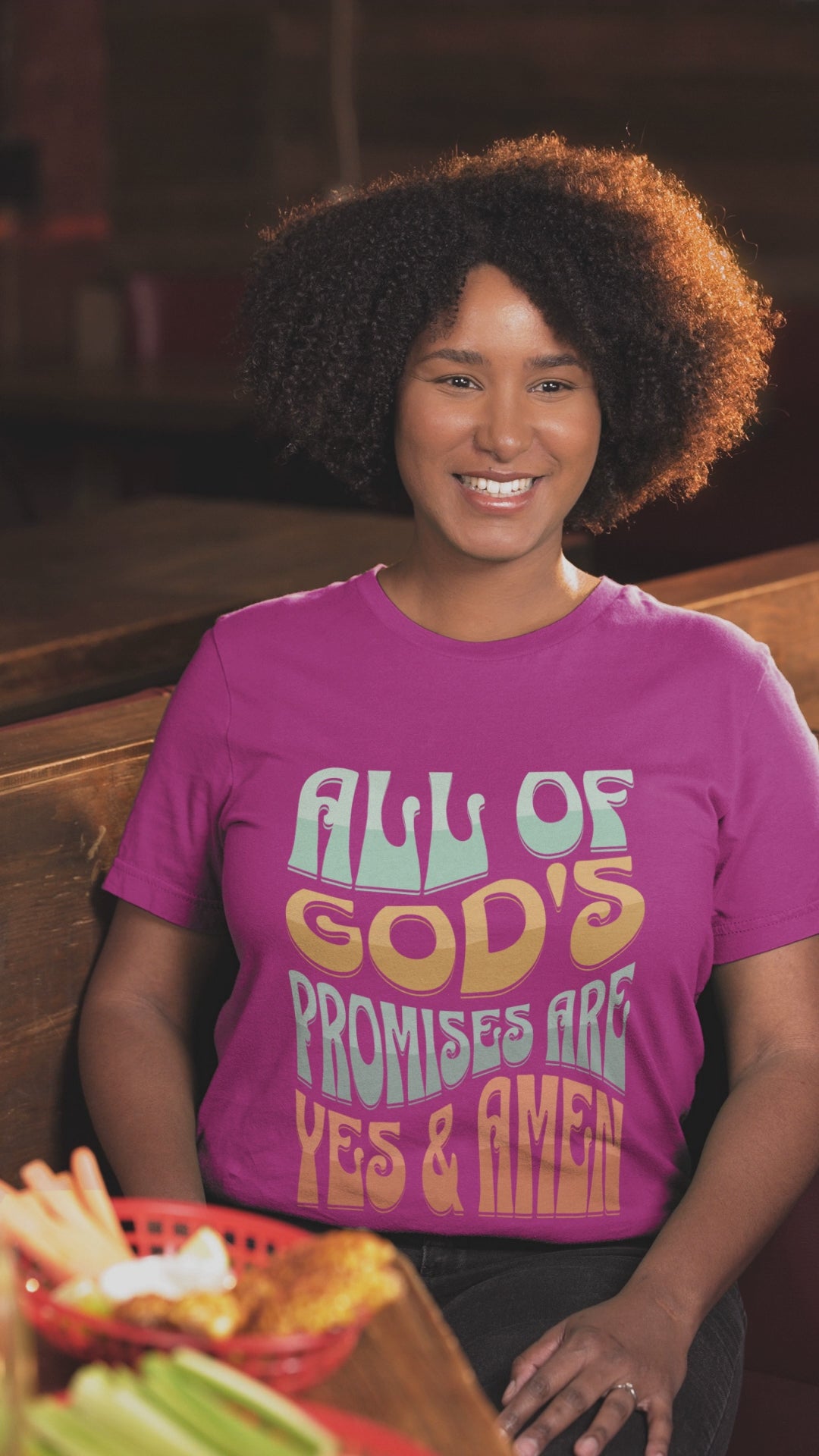 God Promises Amen - Ladies T- Shirt