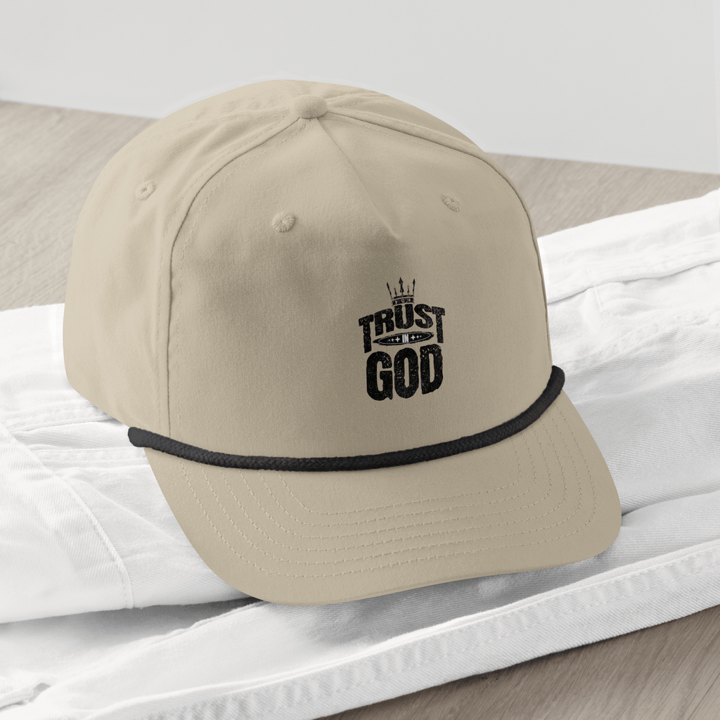 TRUST IN GOD - Stylish Rope Hat - Upper Room Ware