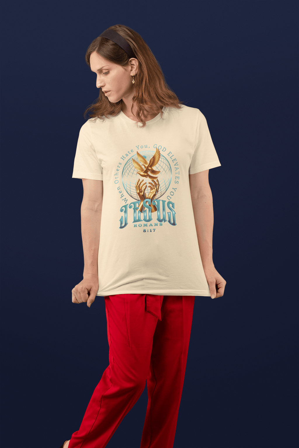 When Others Hate, God Elevates - T-shirt - Upper Room Ware